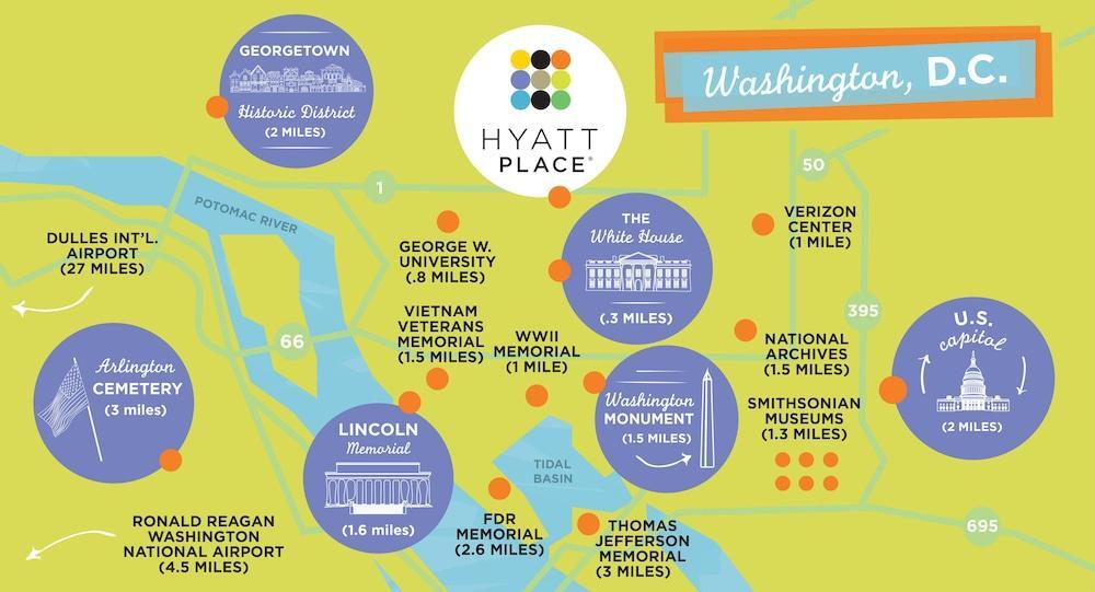 ไฮแอท เพลซ วอชิงตัน ดีซี ไวท์เฮาส์ Hotel ภายนอก รูปภาพ
